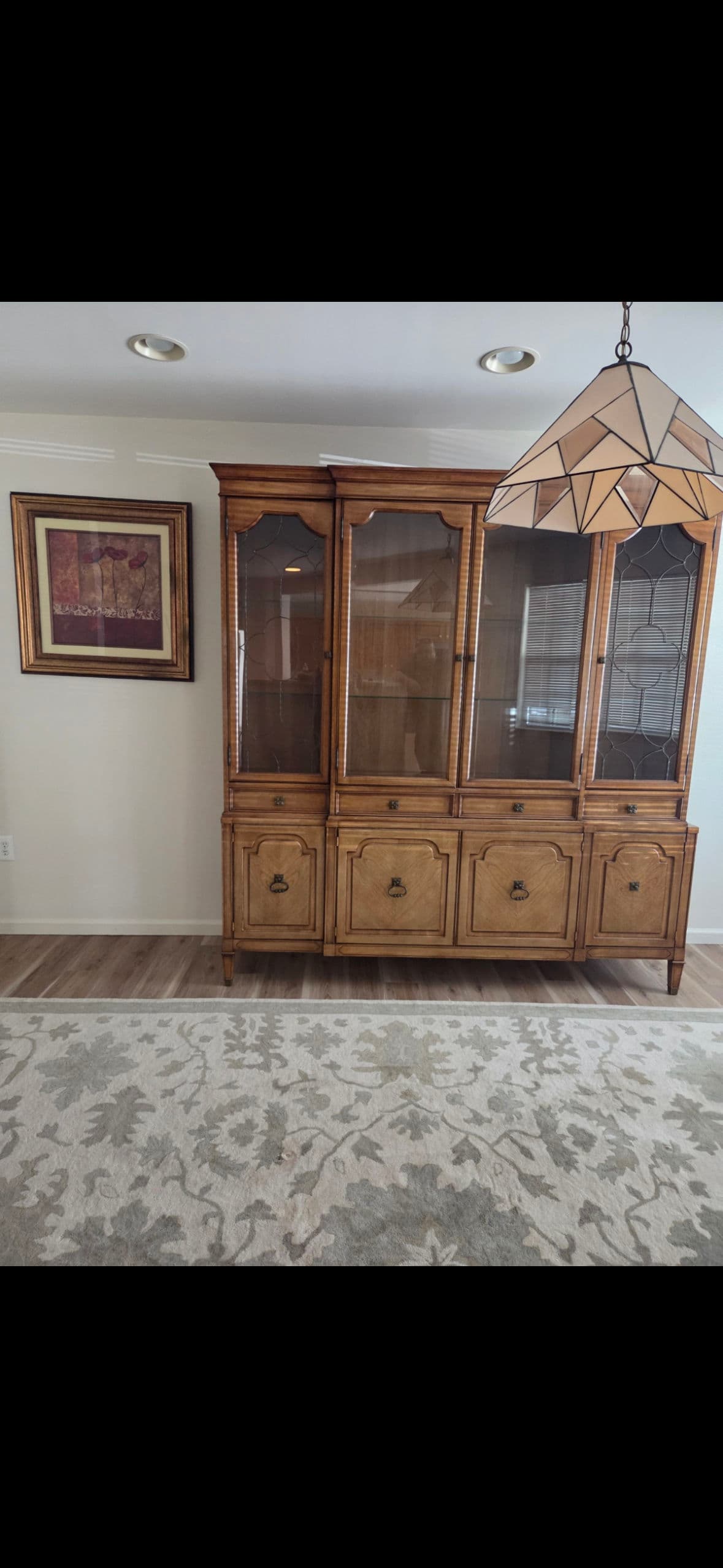 China Cabinet Removal Opens Up a Hamilton NJ Dining Room image