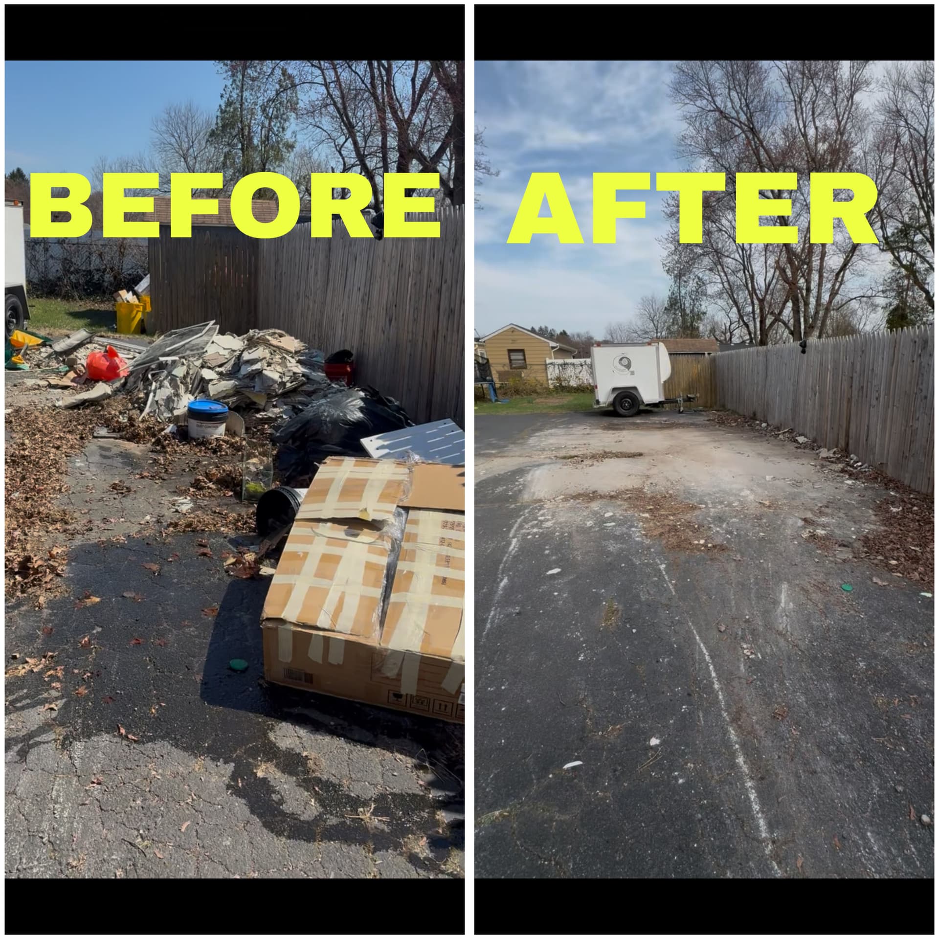 Construction Debris Cleared Fast at Half the Quoted Price image